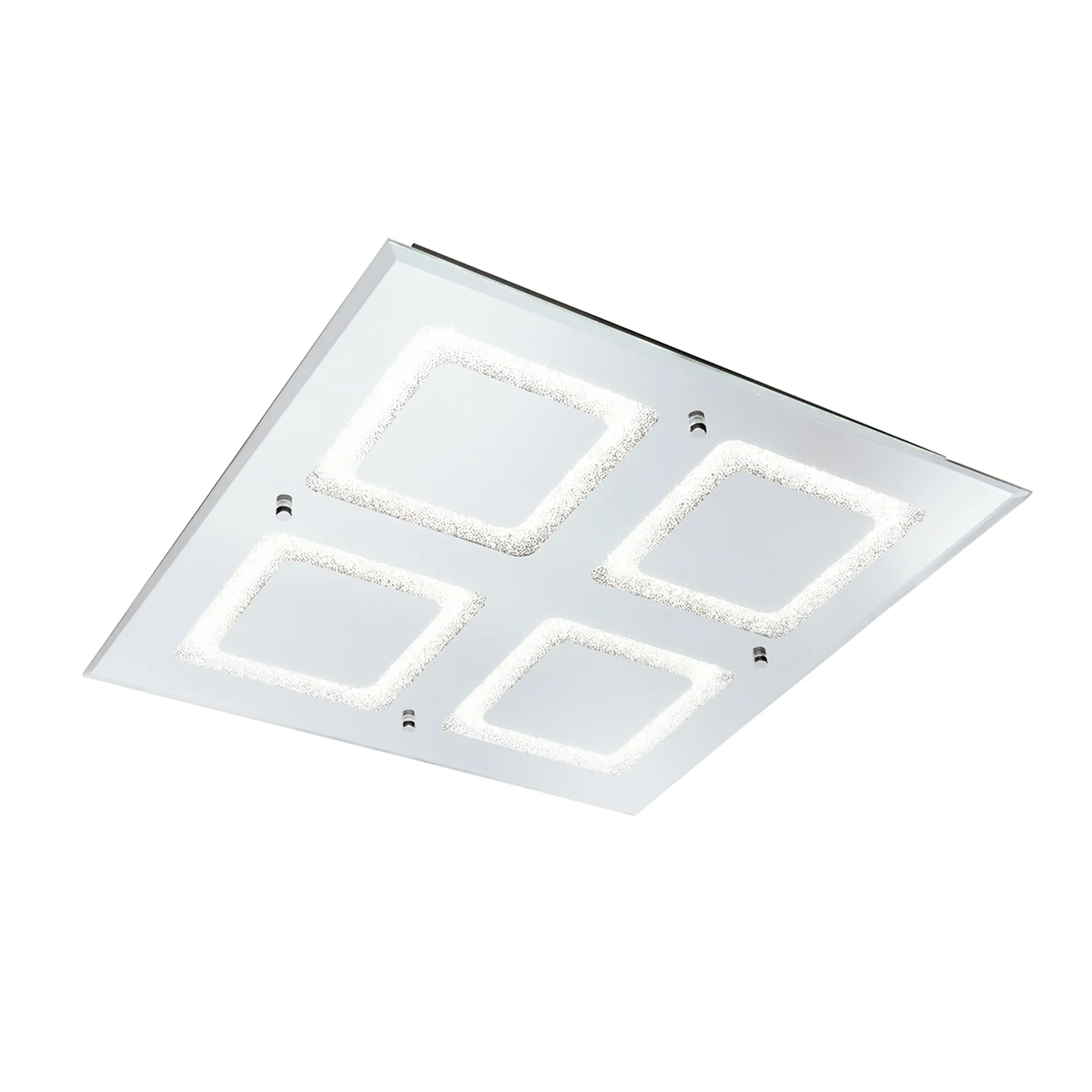 Windows Crystal Ceiling Lights Mantra Fusion Ringed & Square Crystal Fittings
